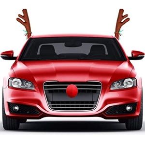 Rudolf the Red Noes Reindeer Costume Kit for Car or Truck